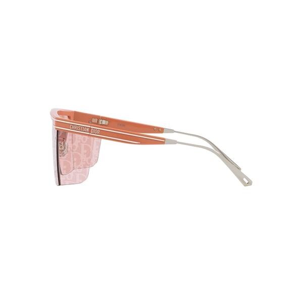 Christian Dior Women's DIORCLUB M1U Pink/Pink Logo Shield Sunglasses - Picture 6 of 14
